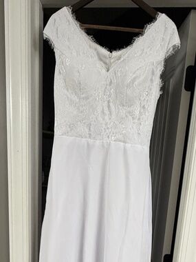 🤍 Hand-Sewn Wedding Dress – Never Worn 🤍